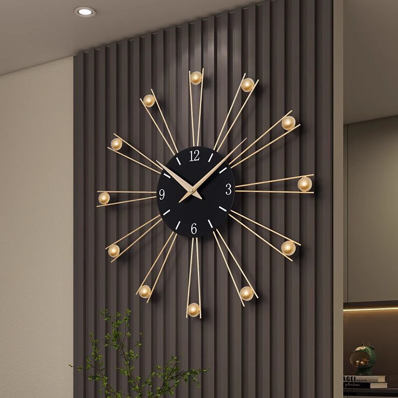 Luxury Watch Wall Clock - Creative wall-mounted clock living room grille