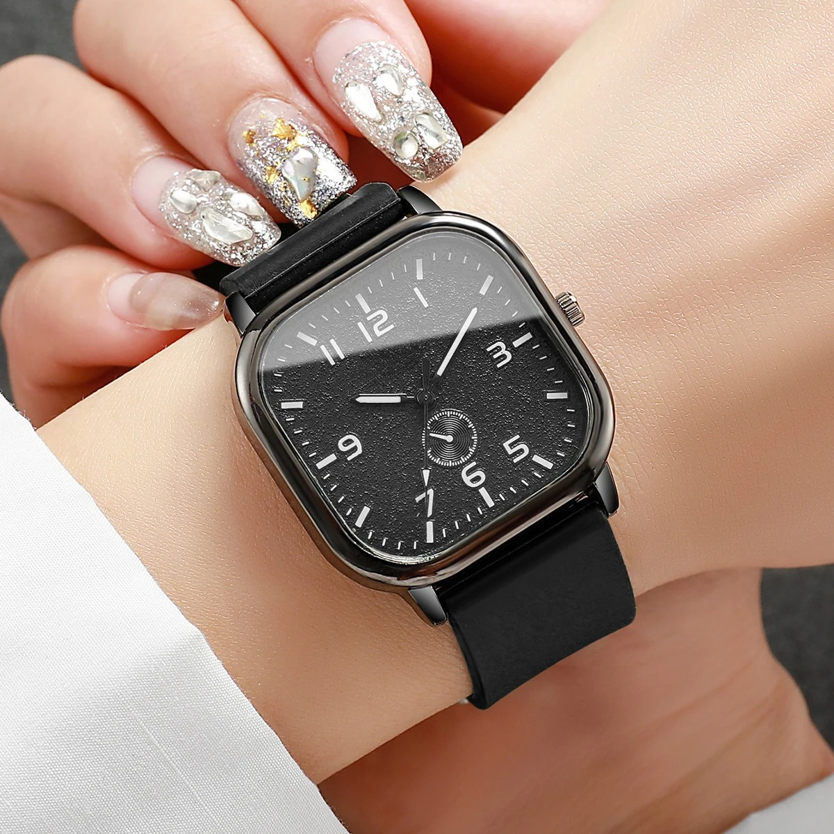 Luxury Watch Safe - Fashion Square Women's Watch Casual Silicone