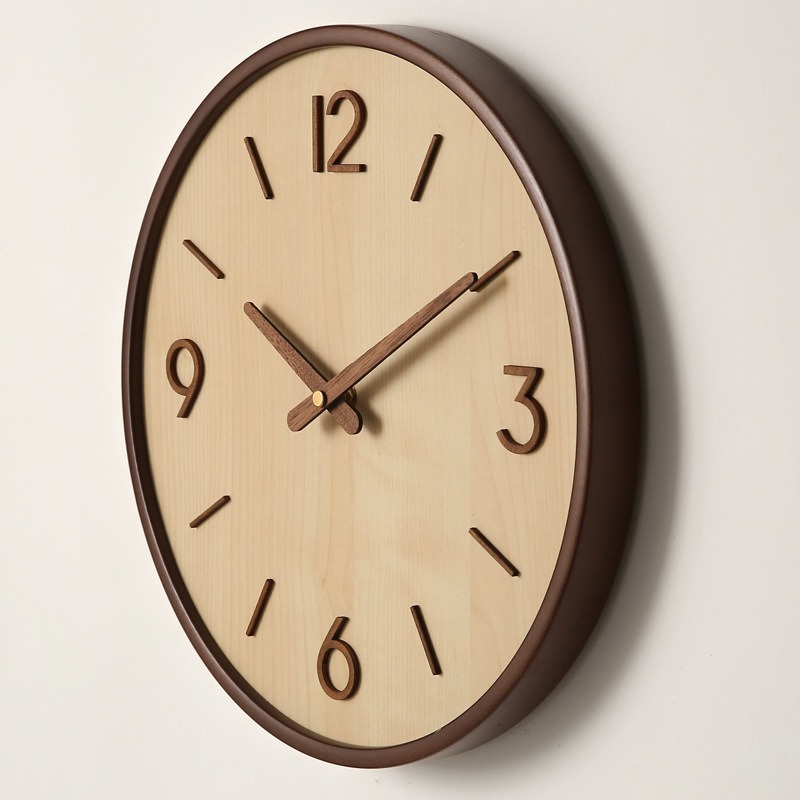 Luxury Watch Wall Clock - Modern Wooden Silent Art Wall Clocks