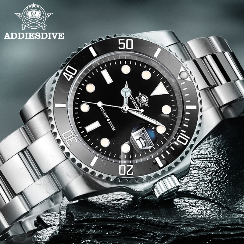 Luxury Watch Quality - ADDIESDIVE Men's Classic Watch with Ceramic