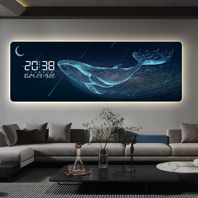 household large wall clock lig - Luxury Watch Wall Clock บทวิจารณ์และราคา