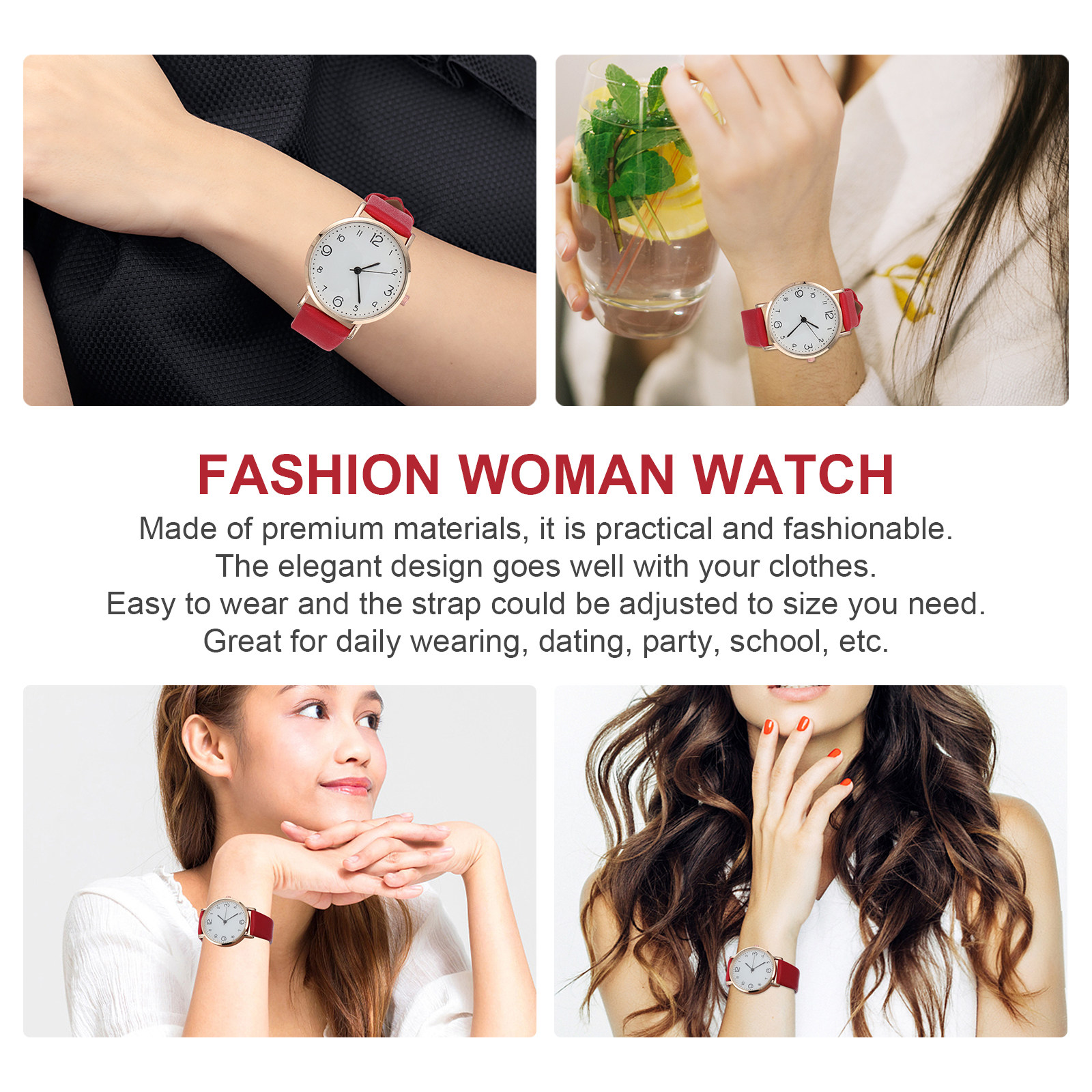 Premium Strap Women Watch Conc - Luxury Watch Events บทวิจารณ์และราคา