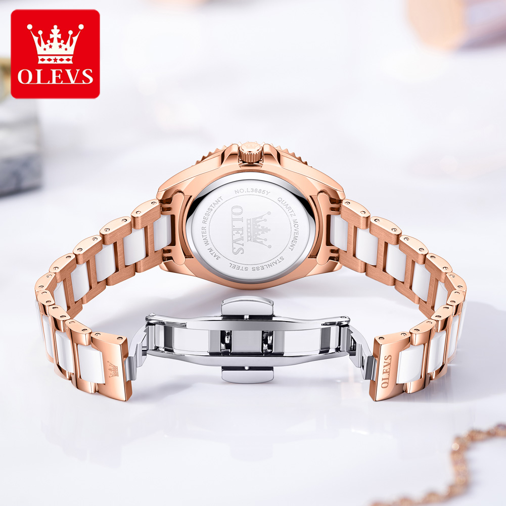 OLEVS 3685 Luxury Women's Watc - Luxury Watch Diamond บทวิจารณ์และราคา