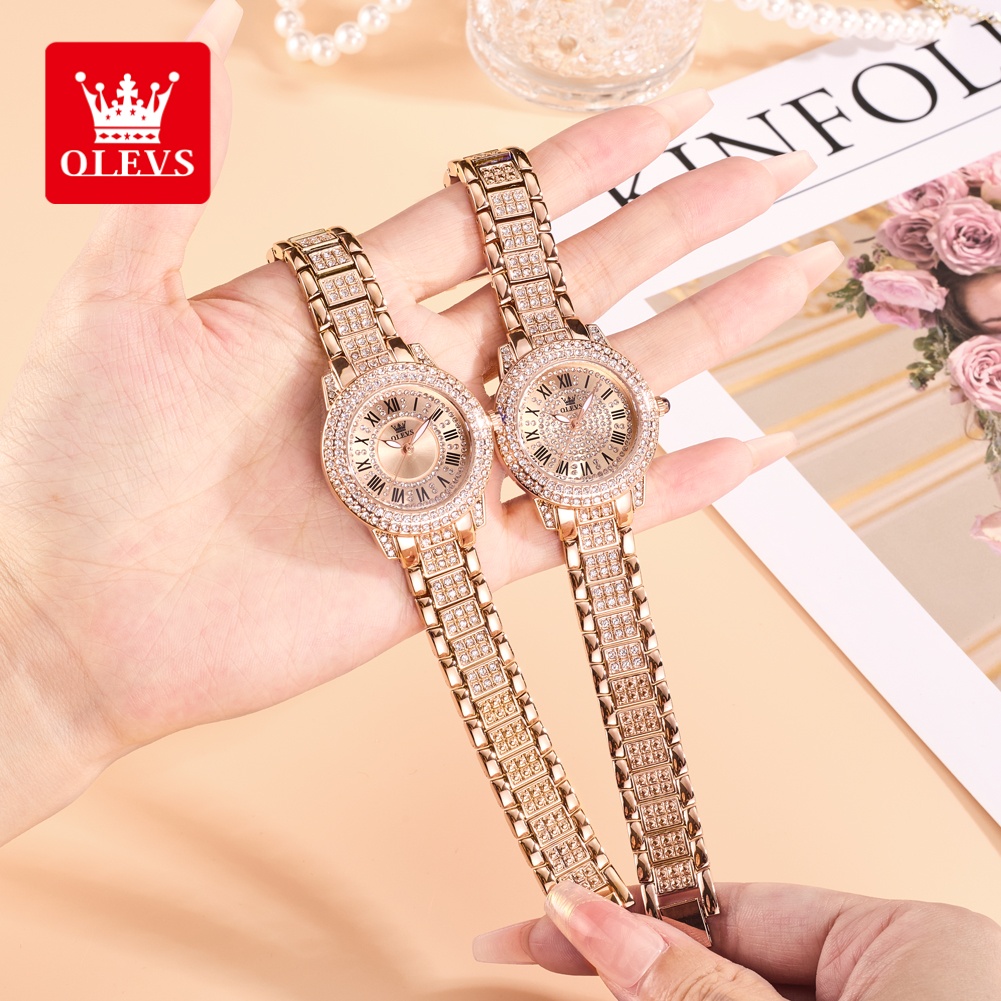 OLEVS Luxury Fashion ladies' w - Luxury Watch Diamond บทวิจารณ์และราคา