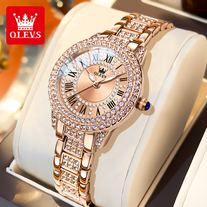 OLEVS Luxury Fashion ladies' w - Luxury Watch Diamond บทวิจารณ์และราคา