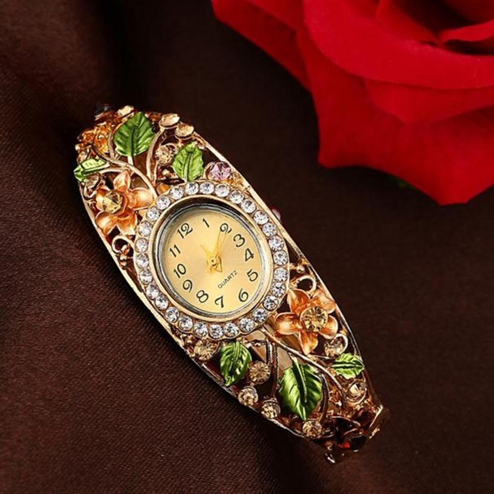 Hot Sales Women\'s Flower Butt - Ladies Luxury Watch บทวิจารณ์และราคา