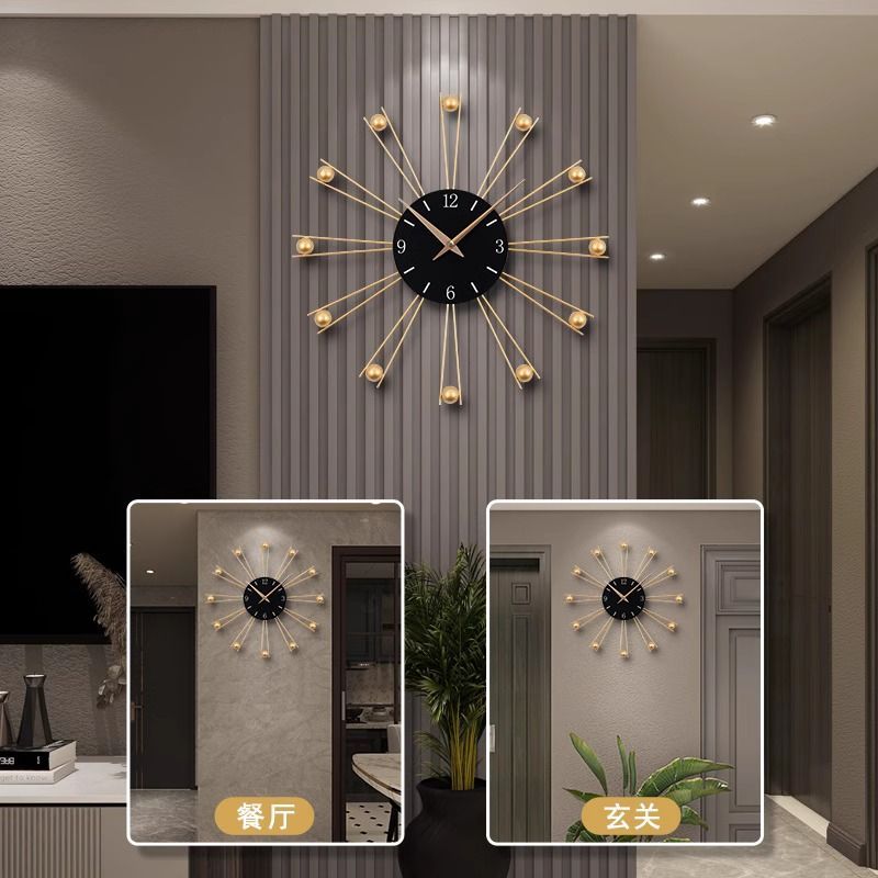 Creative wall-mounted clock li - Luxury Watch Wall Clock บทวิจารณ์และราคา