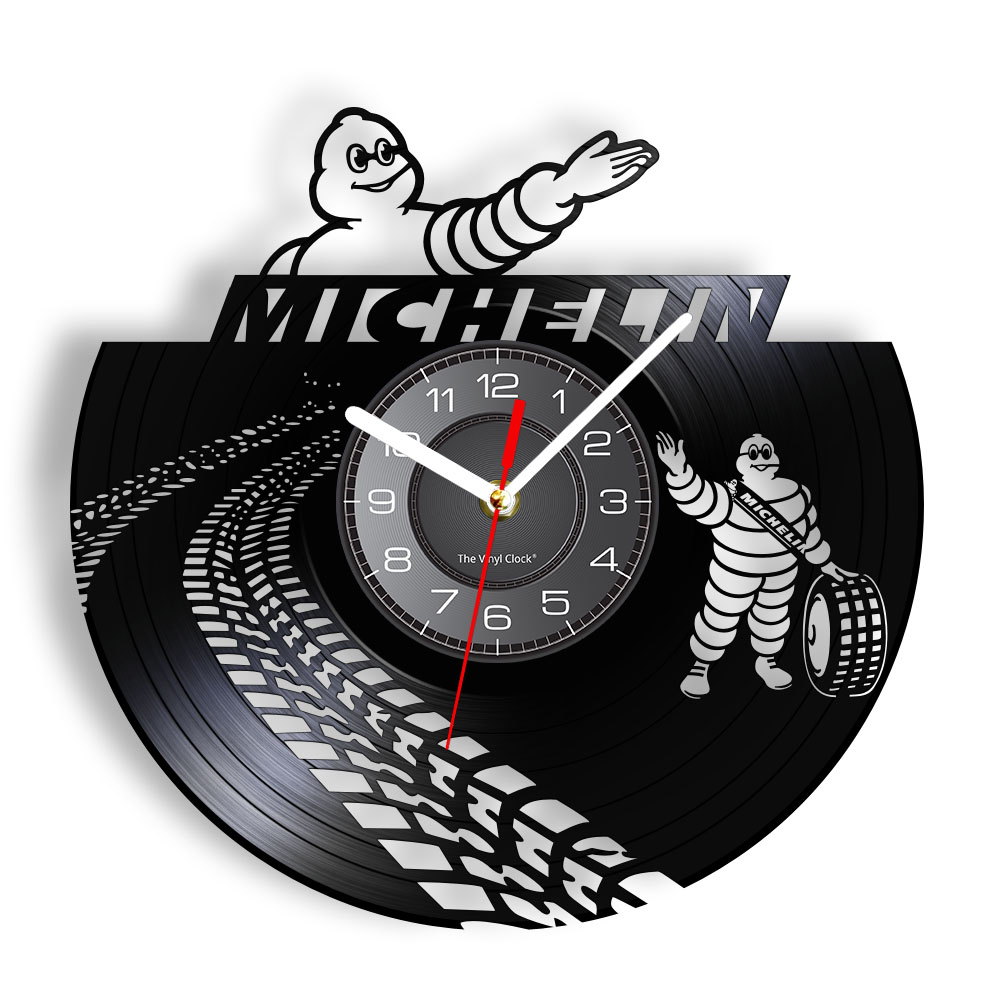 Tire Rubber Car Wheel Brand Ad - Luxury Watch Wall Clock บทวิจารณ์และราคา