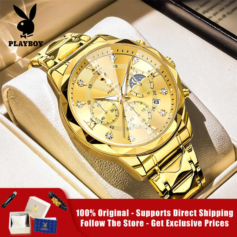 PLAYBOY 3088 Brand original au - Luxury Watch Diamond บทวิจารณ์และราคา