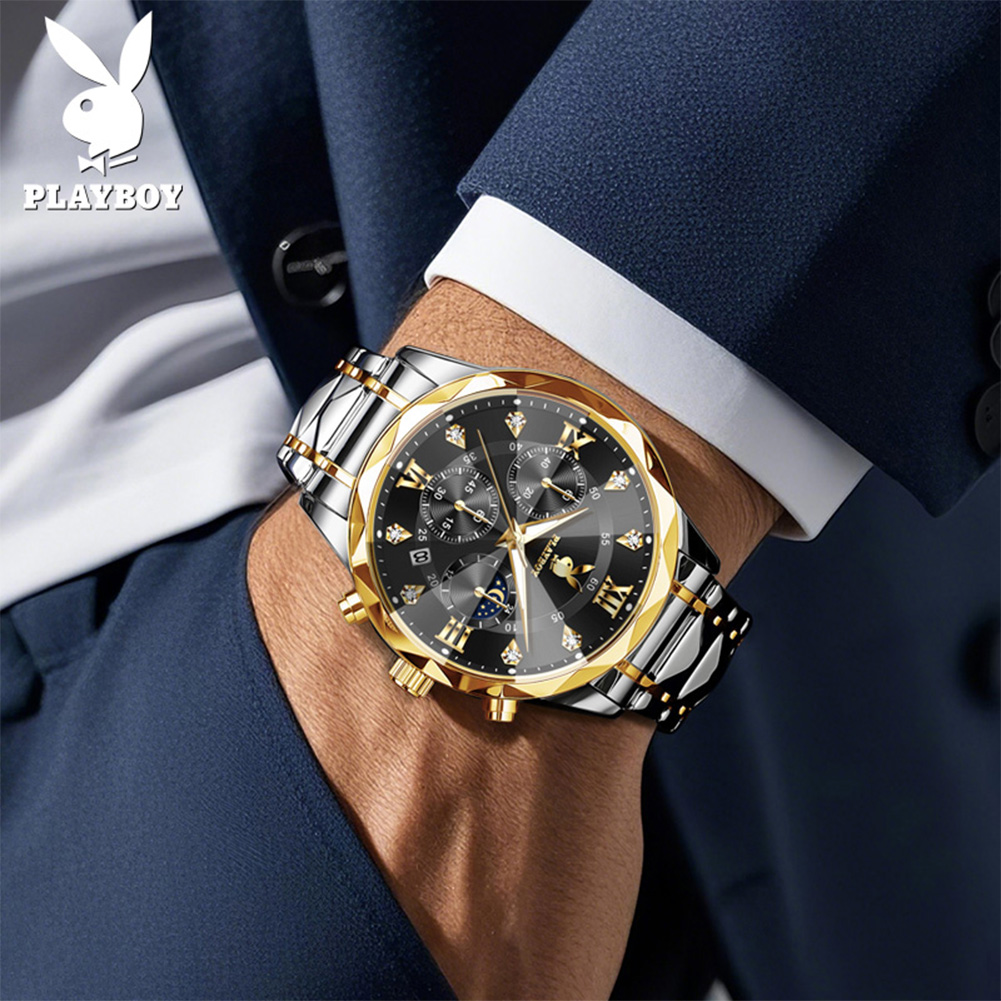 PLAYBOY 3088 Brand original au - Luxury Watch Diamond บทวิจารณ์และราคา
