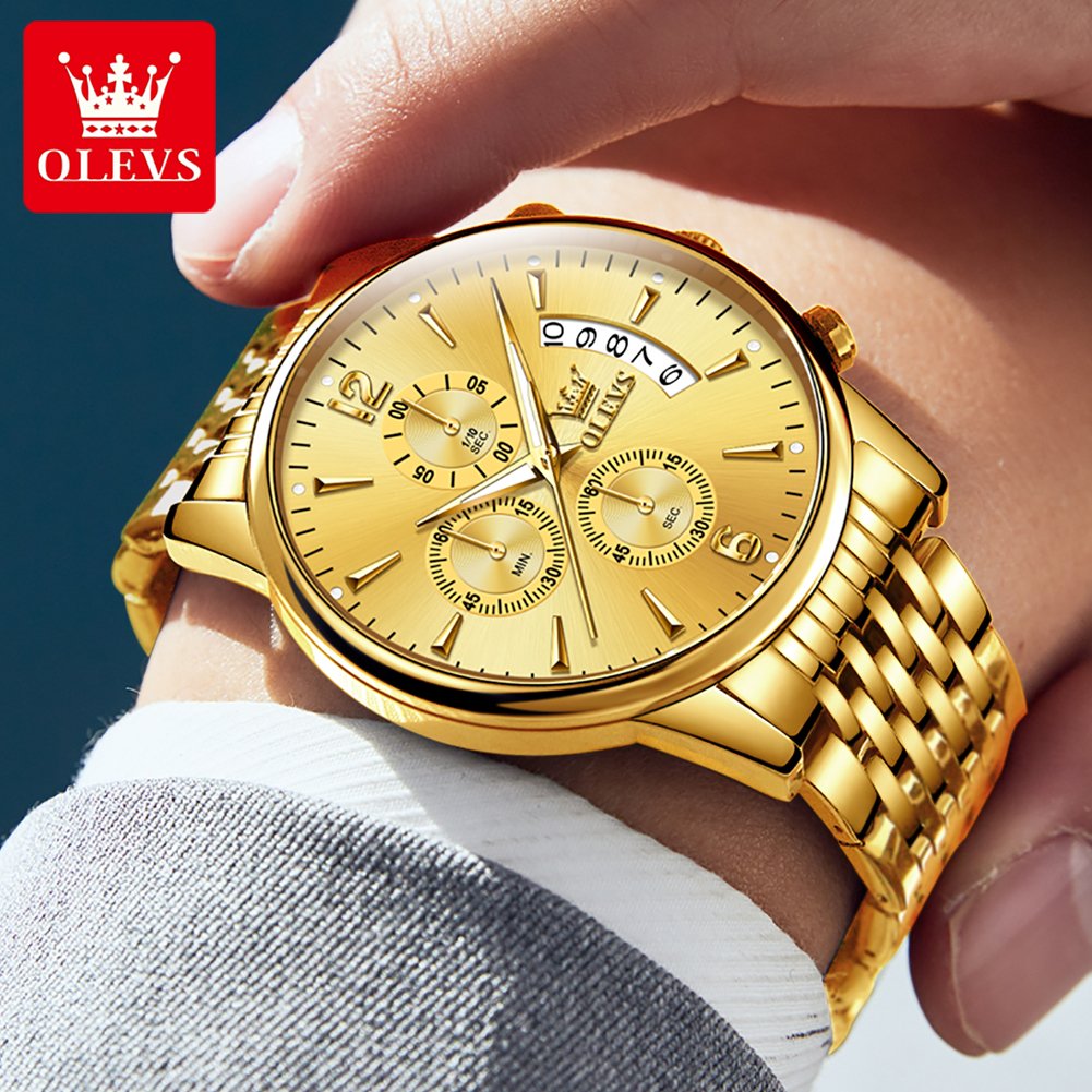OLEVS luxury brand men's watch - Luxury Watch Men บทวิจารณ์และราคา
