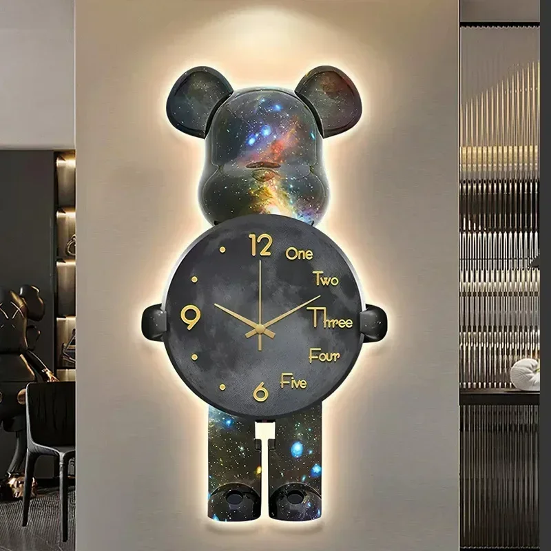 LED Bear Wall Clock Unique Lux - Luxury Watch Wall Clock บทวิจารณ์และราคา