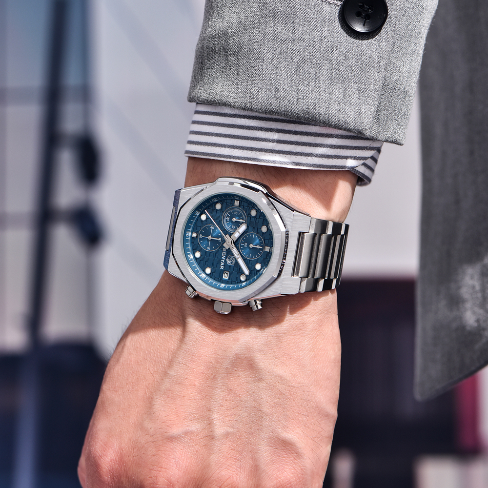 2025 New BENYAR Men's Watches  - Luxury Watch Quality บทวิจารณ์และราคา