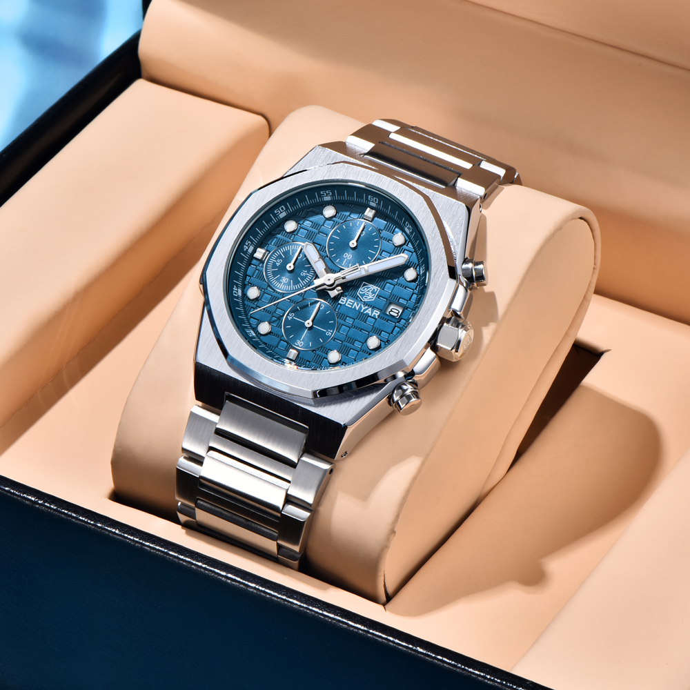 2025 New BENYAR Men's Watches  - Luxury Watch Quality บทวิจารณ์และราคา
