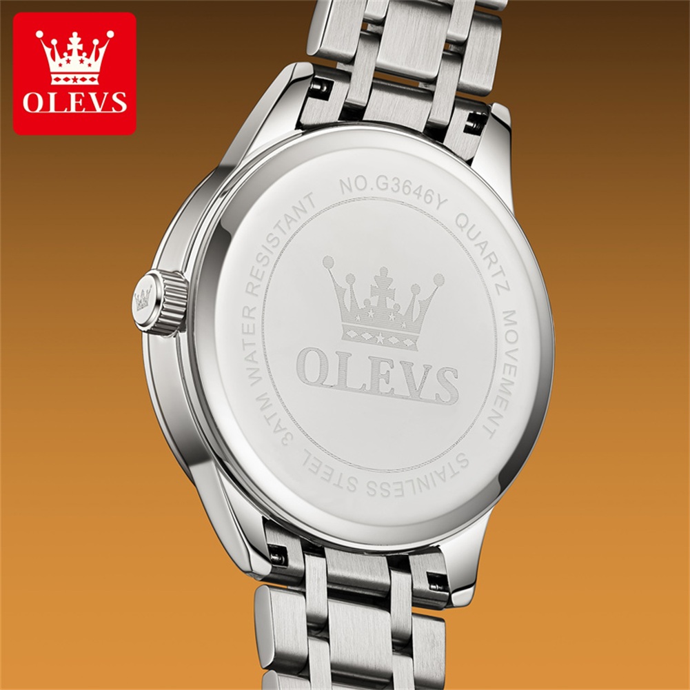 OLEVS Moon Phase men's watches - Luxury Watch Men บทวิจารณ์และราคา