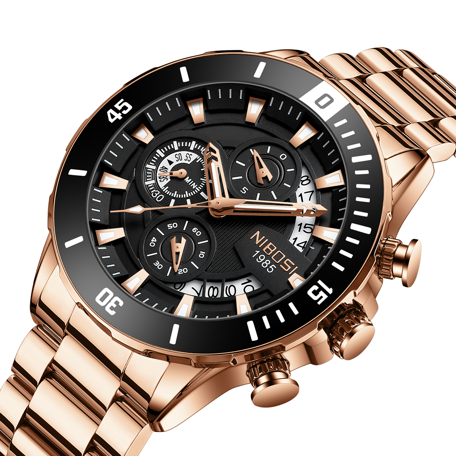 NIBOSI New Men's Watches Top B - Luxury Watch Men บทวิจารณ์และราคา