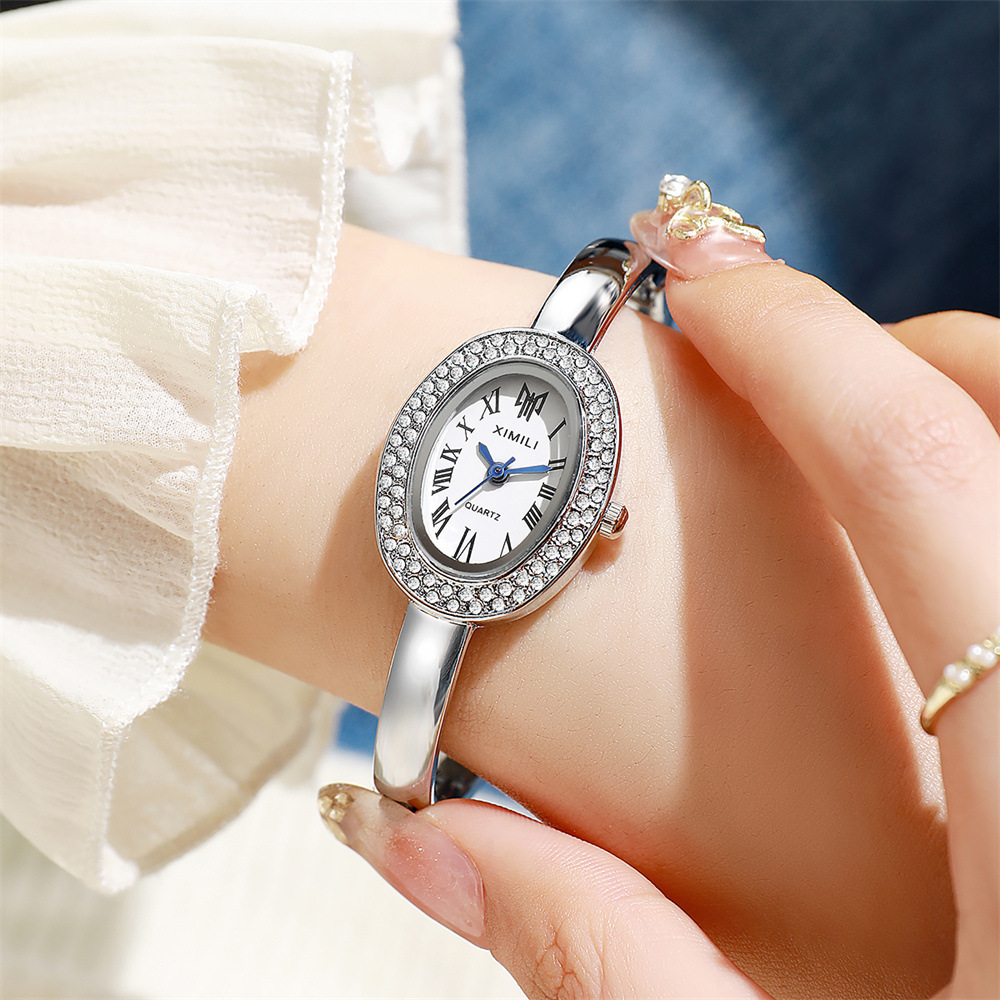 New Oval Women's Bracelet Watc - Luxury Watch Diamond บทวิจารณ์และราคา