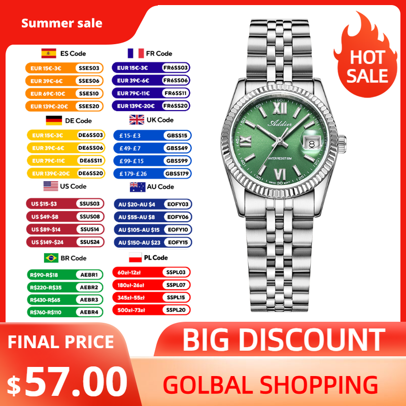 Addies High Quality Luxury Wat - Ladies Luxury Watch บทวิจารณ์และราคา