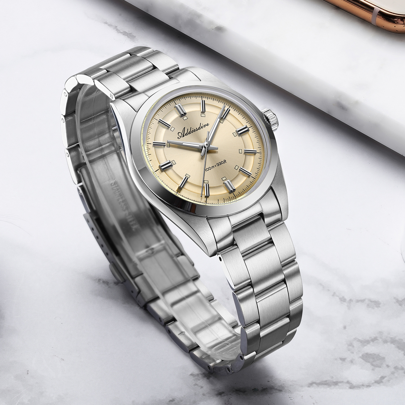 ADDIESDIVE Super Luminous Japa - Ladies Luxury Watch บทวิจารณ์และราคา