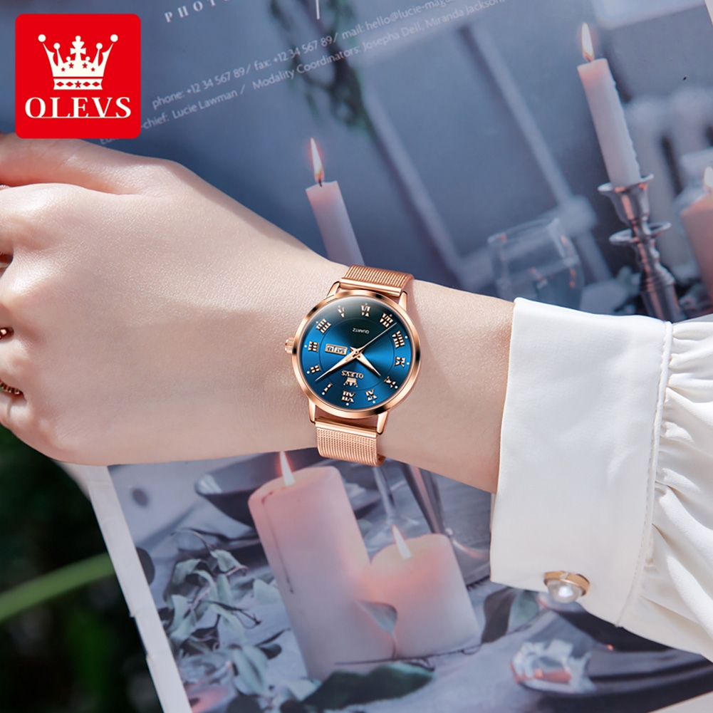 OLEVS 2920 Elegant Original Wo - Ladies Luxury Watch บทวิจารณ์และราคา