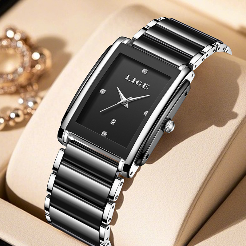 LIGE New Luxury Women Watches  - Luxury Watch Safe บทวิจารณ์และราคา