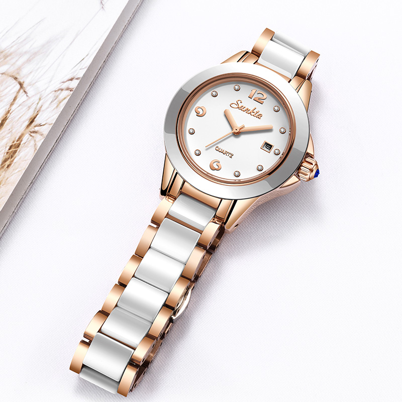 Sunkta Fashion Casual Quartz W - Luxury Watch Diamond บทวิจารณ์และราคา