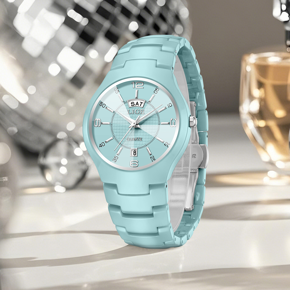 LIGE Luxury Elegant Quartz Wom - Ladies Luxury Watch บทวิจารณ์และราคา
