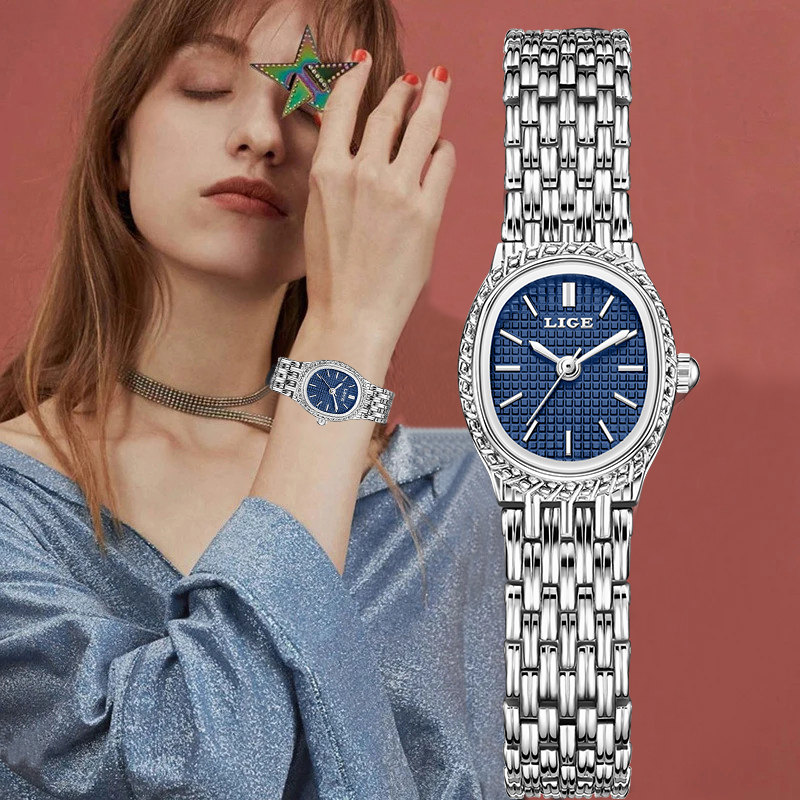 LIGE Fashion Luxury Quartz Wom - Ladies Luxury Watch บทวิจารณ์และราคา