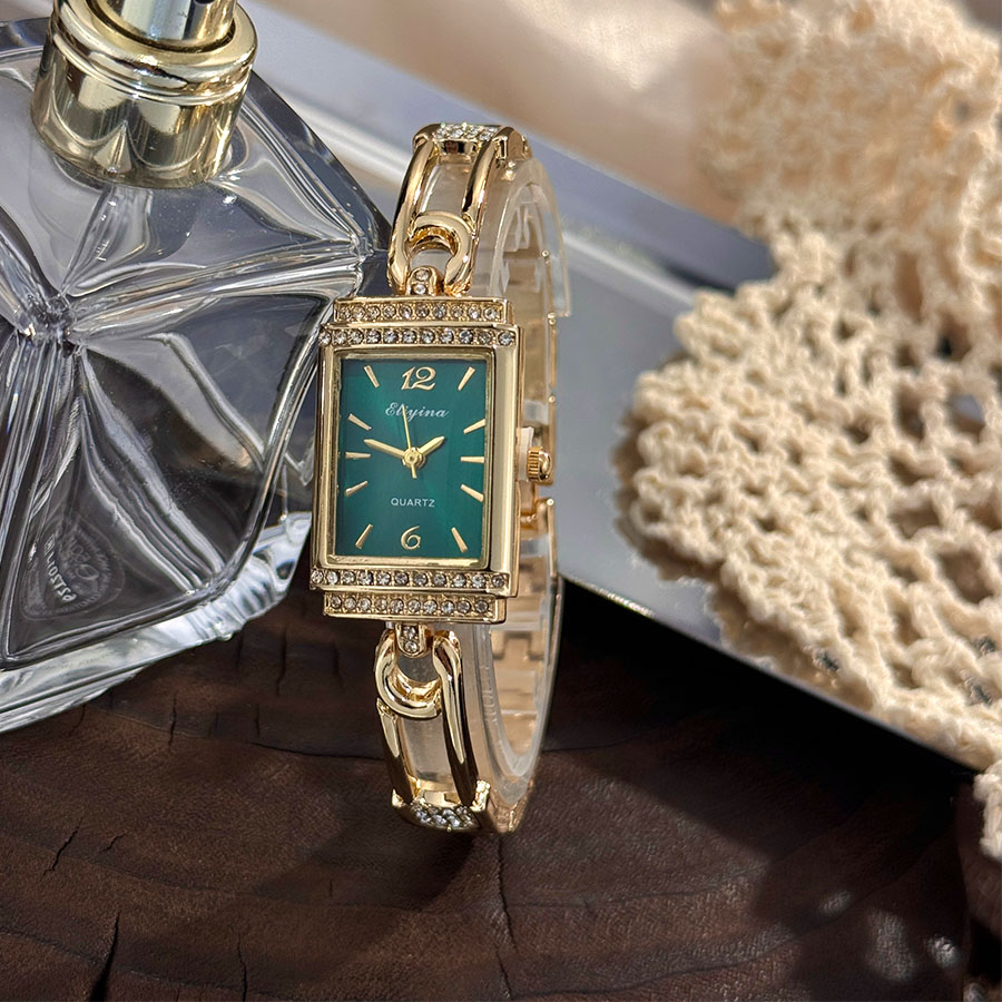 New Fashion Pin Quartz Women's - Luxury Watch Diamond บทวิจารณ์และราคา