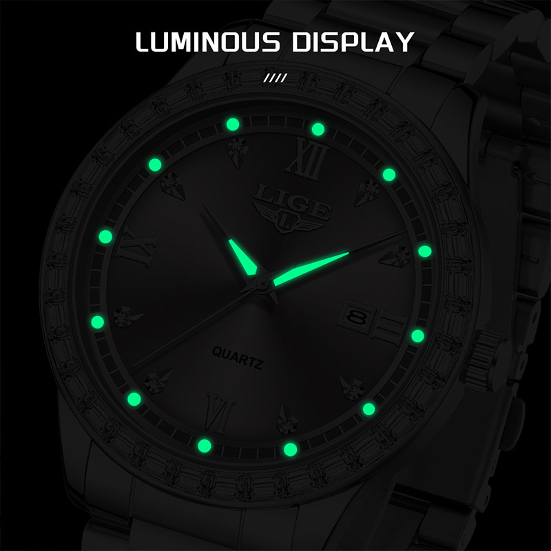 LIGE quartz wristwatch 2026 lu - Luxury Watch Safe บทวิจารณ์และราคา