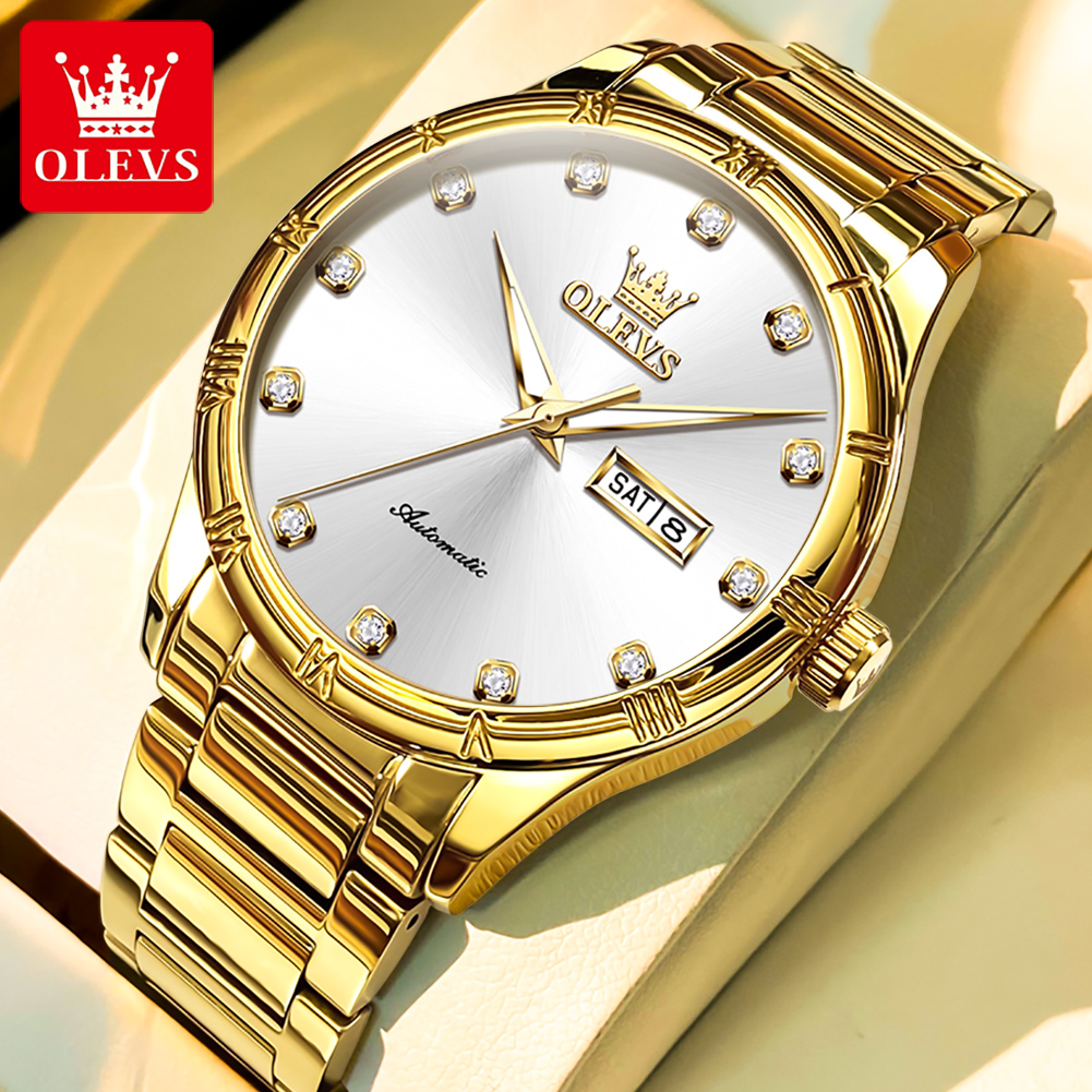 OLEVS Men's Watches Luxury Cas - Luxury Watch Men บทวิจารณ์และราคา