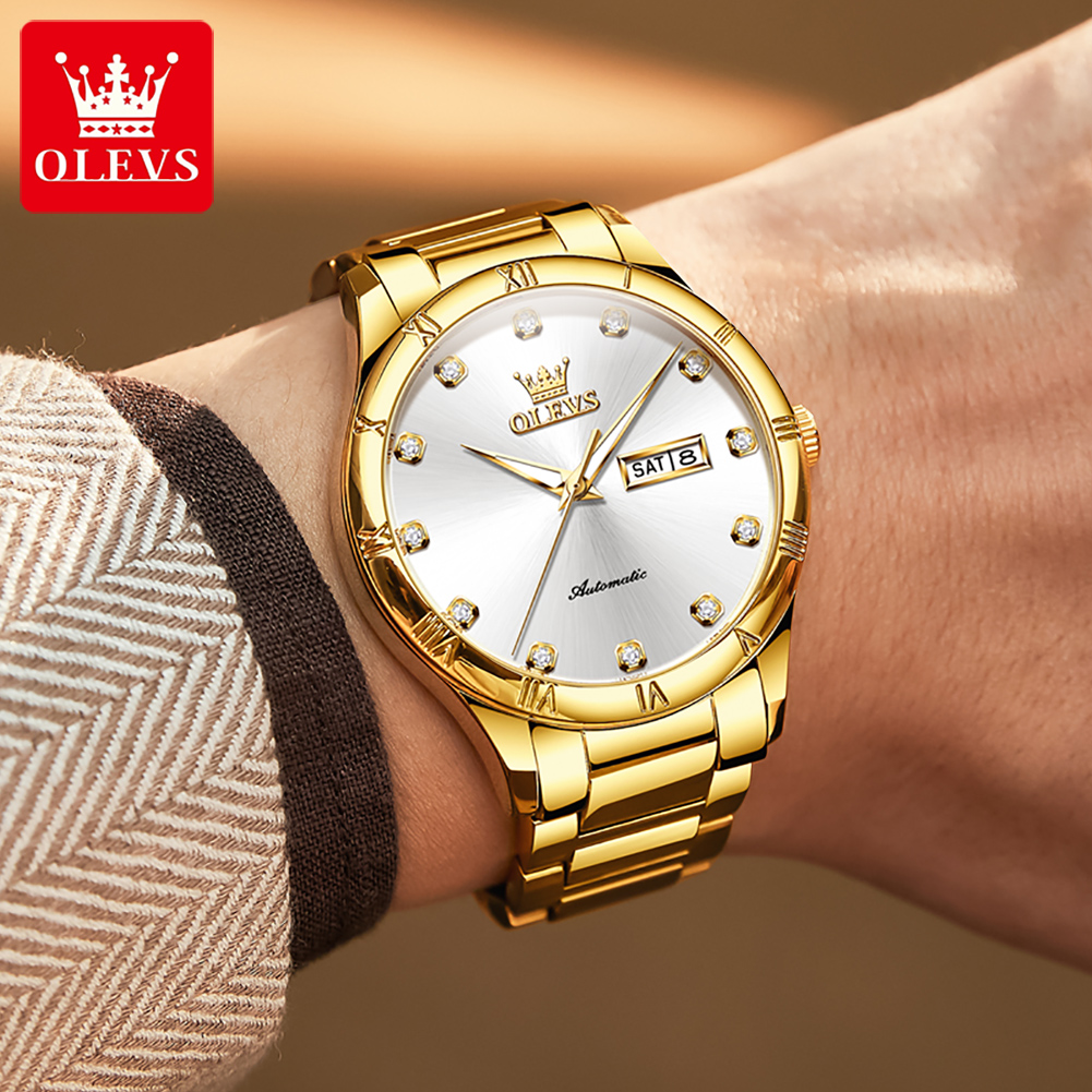 OLEVS Men's Watches Luxury Cas - Luxury Watch Men บทวิจารณ์และราคา