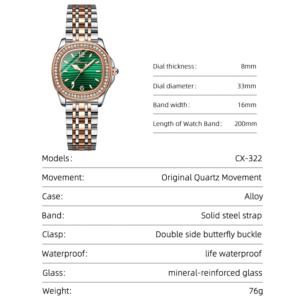 CHENXI Elegant End Luxury Wome - Luxury Watch Events บทวิจารณ์และราคา