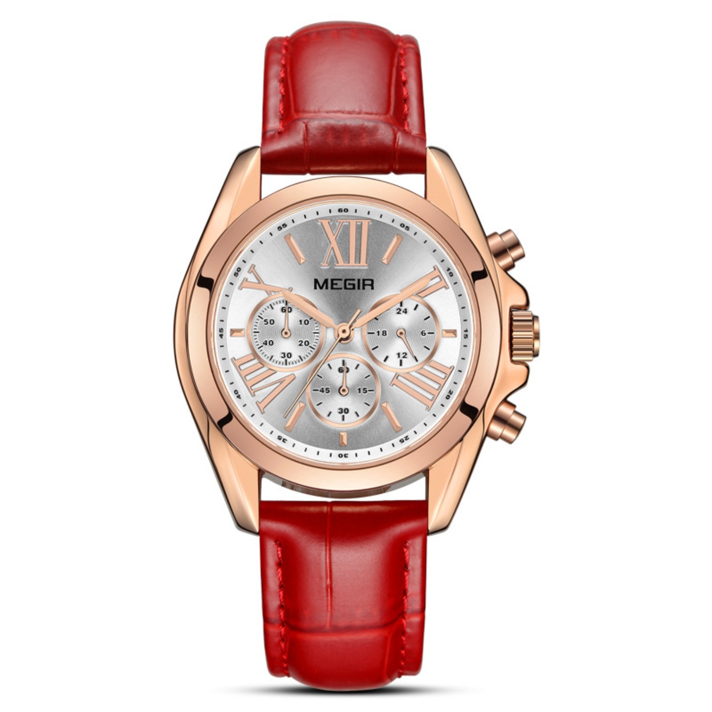 MEGIR New Luxury Leather Watch - Ladies Luxury Watch บทวิจารณ์และราคา
