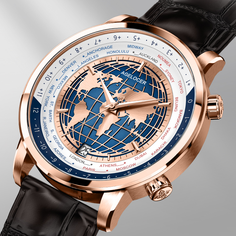 AGELOCER Men's Top Brand Blue  - Luxury Watch Brands In World บทวิจารณ์และราคา