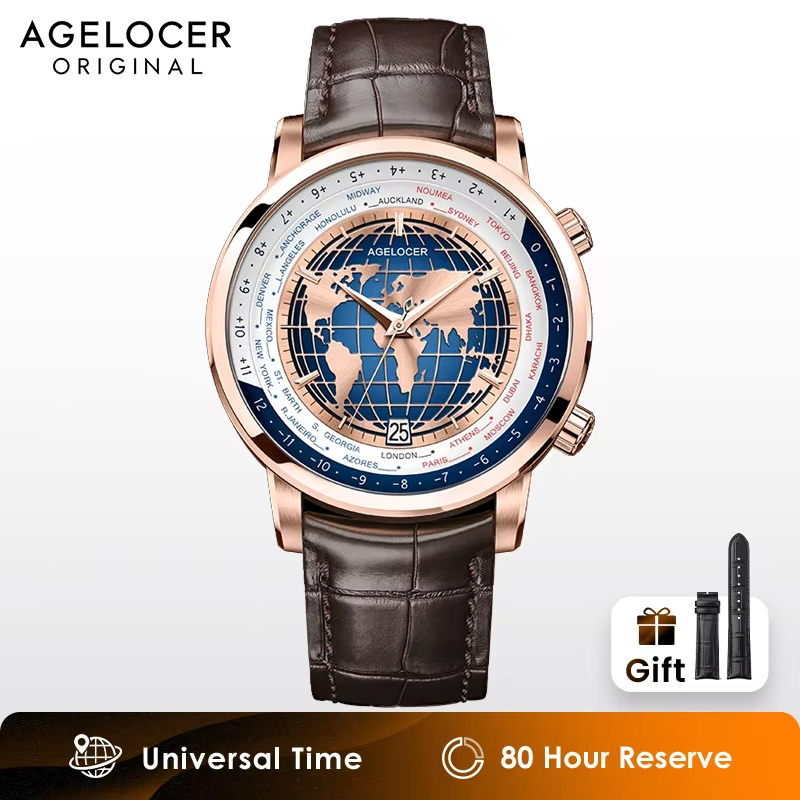 AGELOCER Men's Top Brand Blue  - Luxury Watch Brands In World บทวิจารณ์และราคา