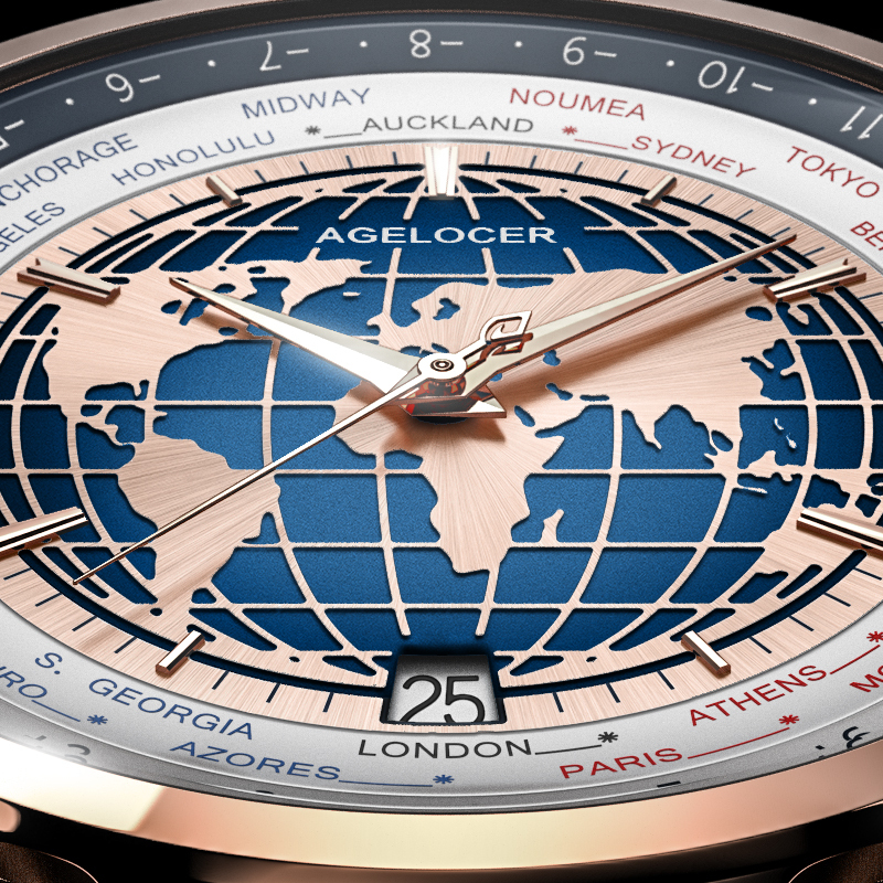 AGELOCER Men's Top Brand Blue  - Luxury Watch Brands In World บทวิจารณ์และราคา