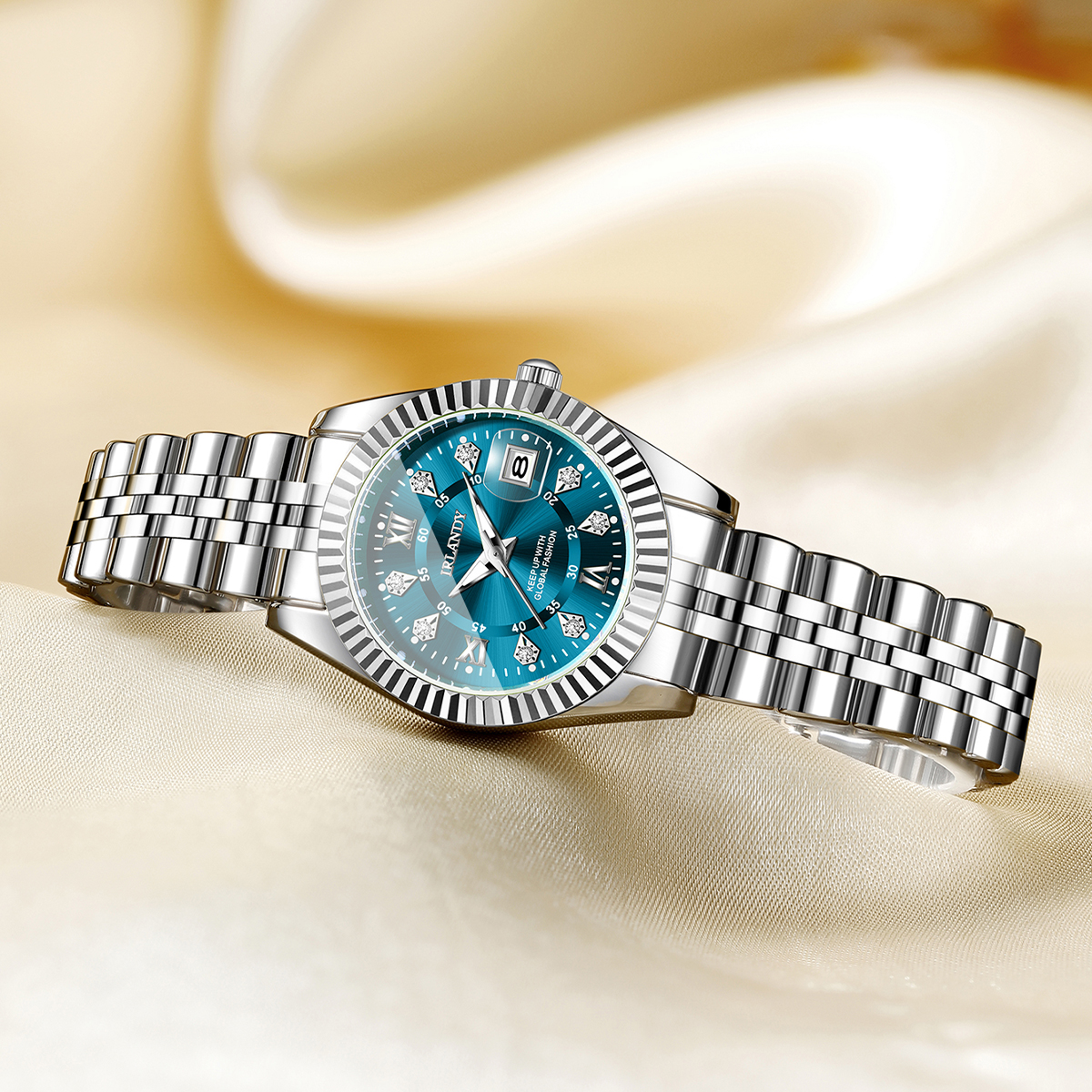 Fashion Roma Dial Women Calend - Luxury Watch Safe บทวิจารณ์และราคา