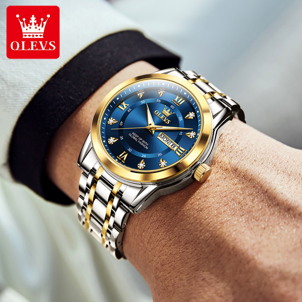OLEVS Brand Fashion men's watc - Luxury Watch Quality บทวิจารณ์และราคา