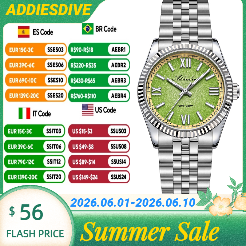 ADDIESDIVE Hight Quality Sapph - Luxury Watch Quality บทวิจารณ์และราคา