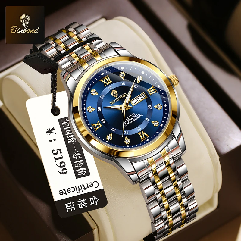 BINBOND B7169 Top Brand Luxury - Luxury Watch Index บทวิจารณ์และราคา