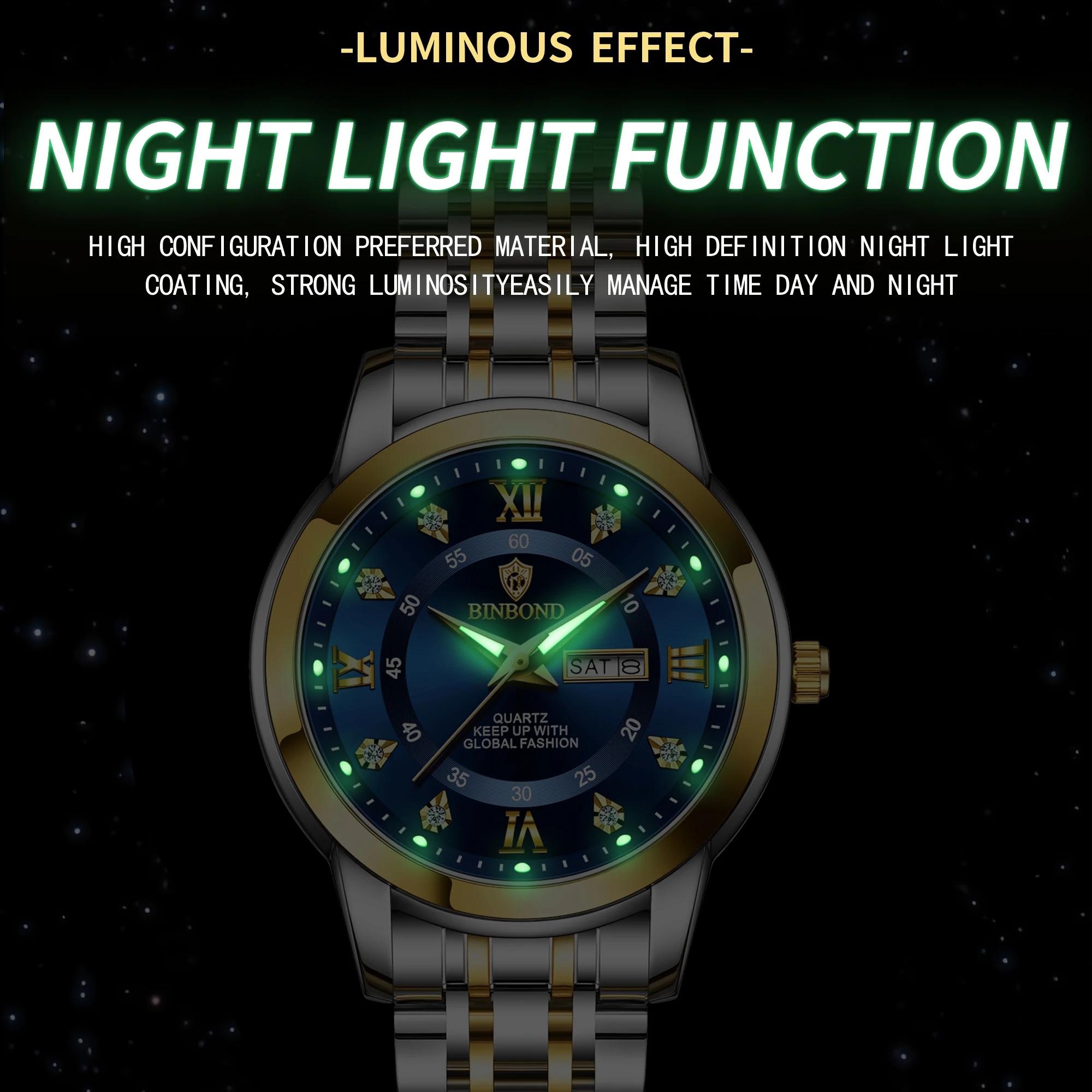 BINBOND B7169 Top Brand Luxury - Luxury Watch Index บทวิจารณ์และราคา