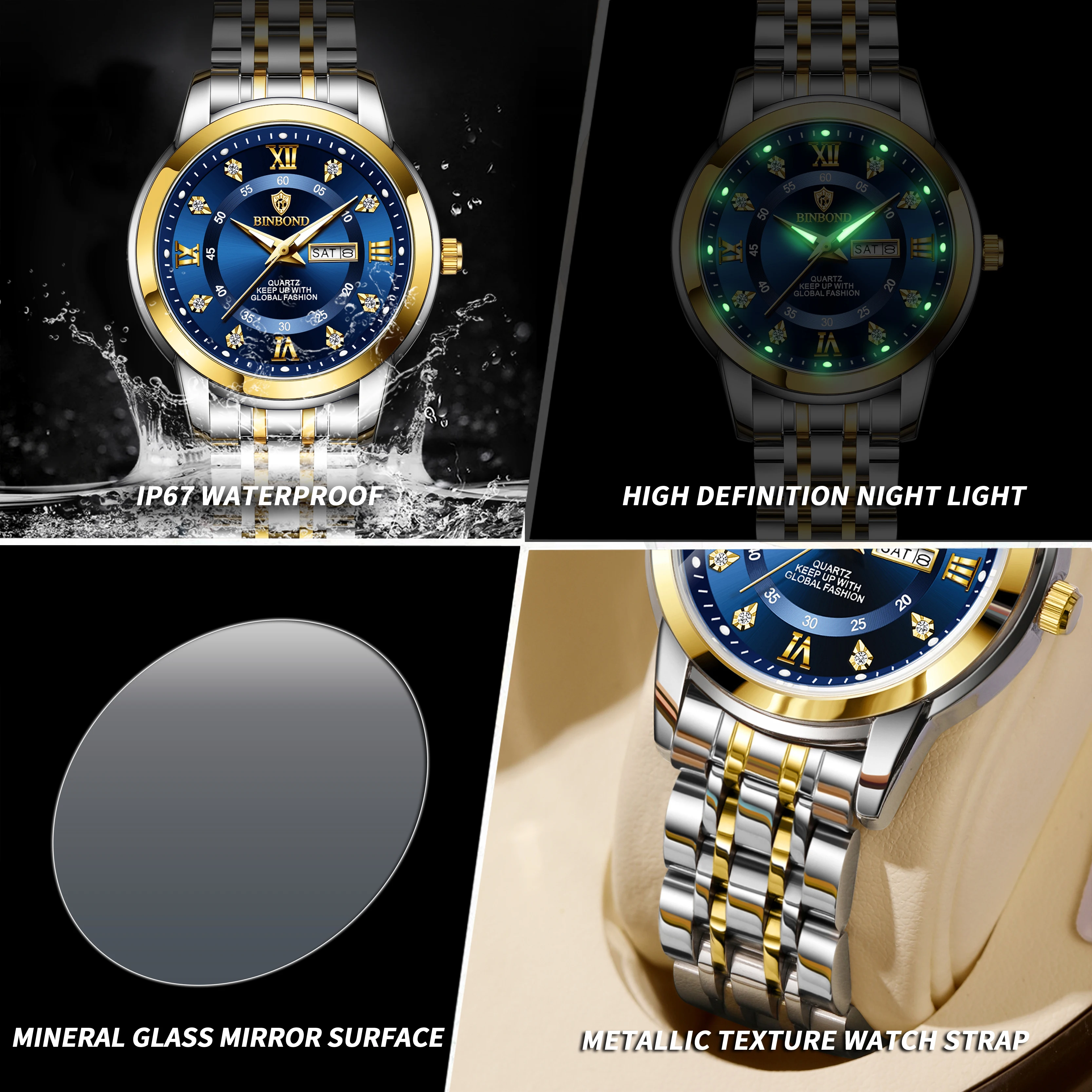 BINBOND B7169 Top Brand Luxury - Luxury Watch Index บทวิจารณ์และราคา