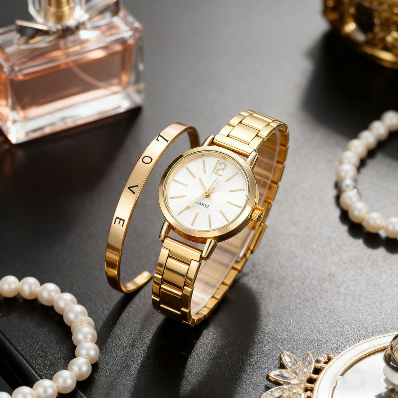 2pcs Set Watch Luxury Women Si - Ladies Luxury Watch บทวิจารณ์และราคา