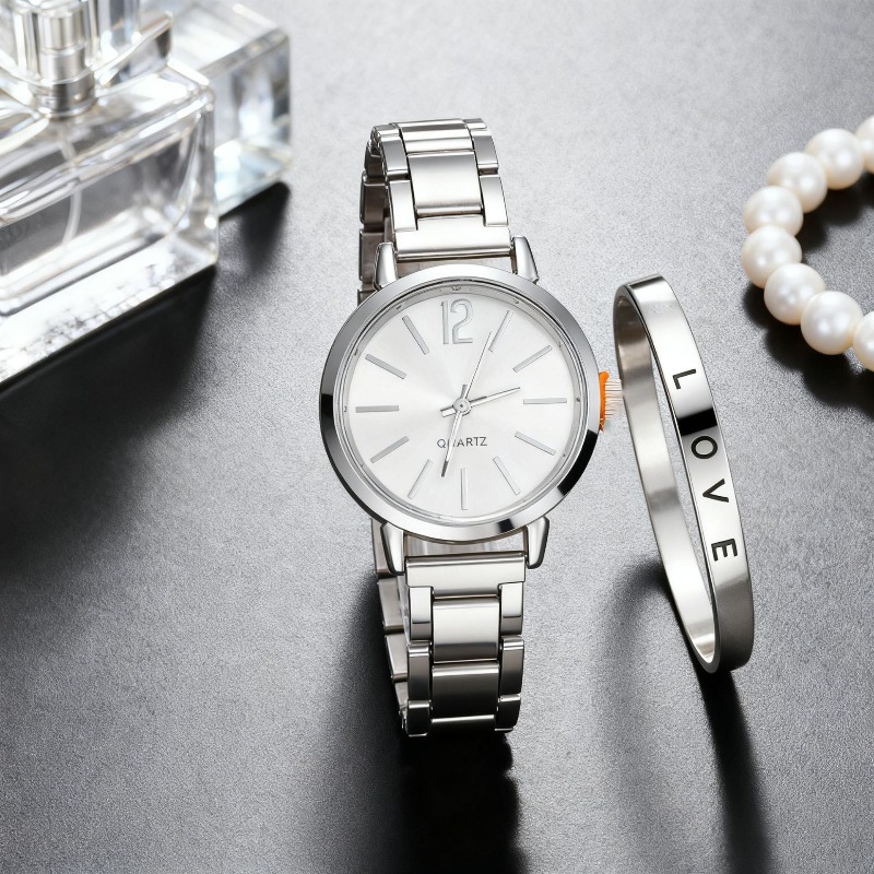 2pcs Set Watch Luxury Women Si - Ladies Luxury Watch บทวิจารณ์และราคา