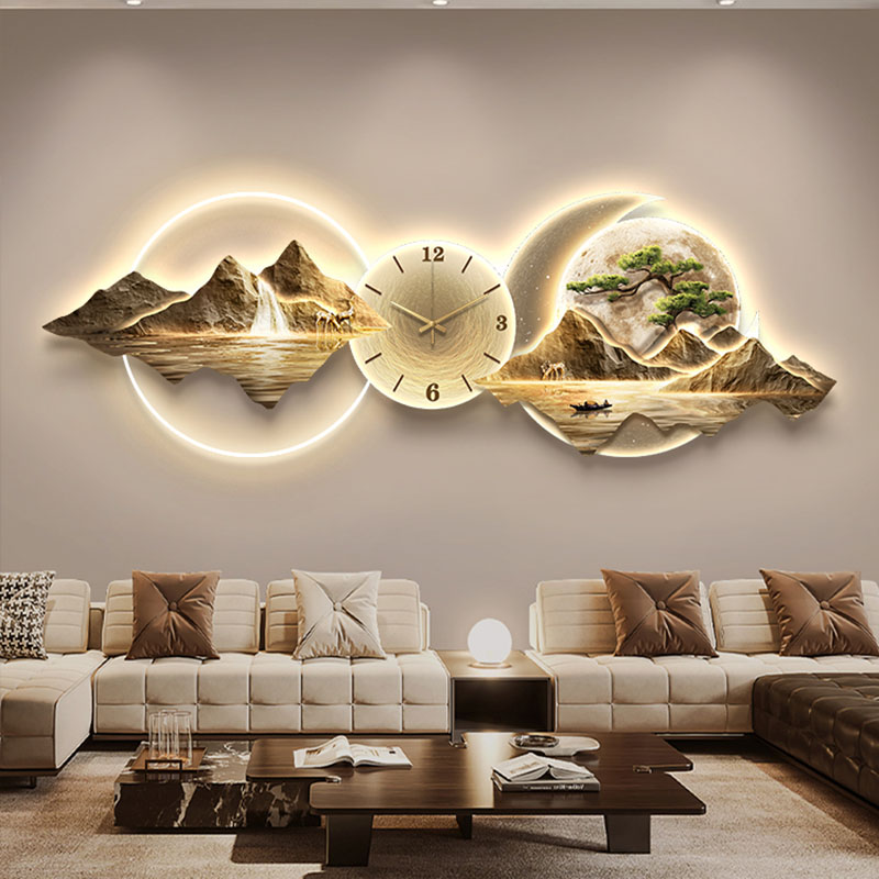 Living Room Wall Clocks Art Mu - Luxury Watch Wall Clock บทวิจารณ์และราคา