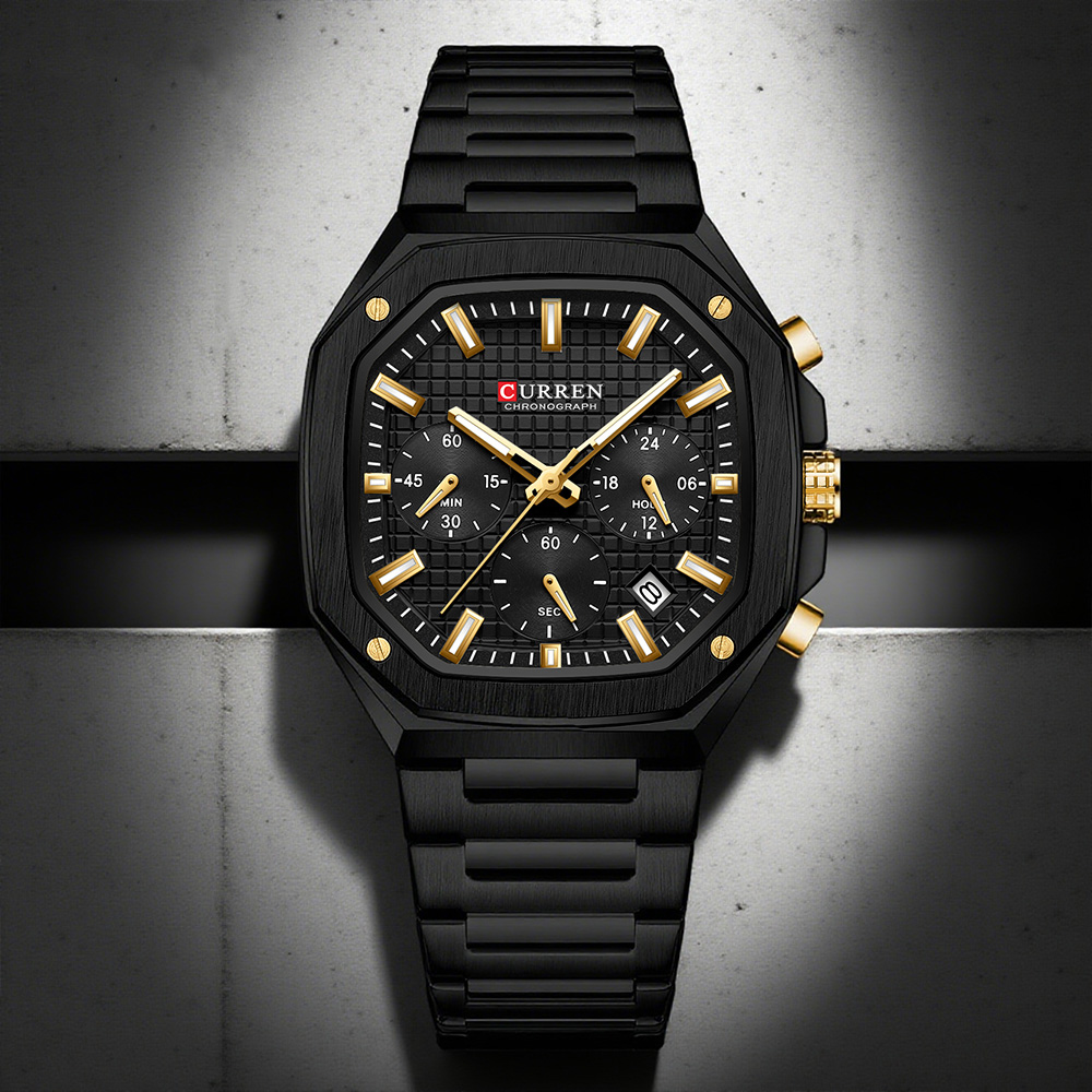 CURREN Luxury Square Chrono Wa - Luxury Watch Men บทวิจารณ์และราคา