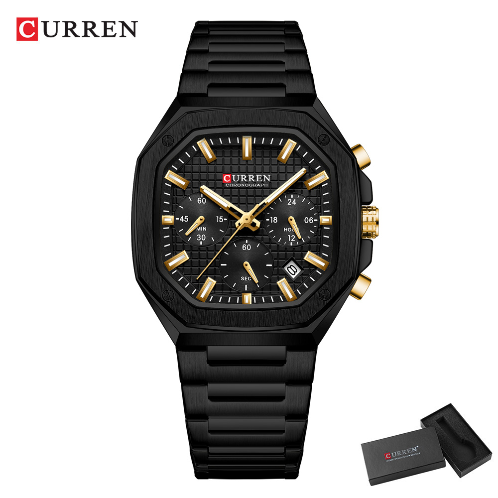 CURREN Luxury Square Chrono Wa - Luxury Watch Men บทวิจารณ์และราคา