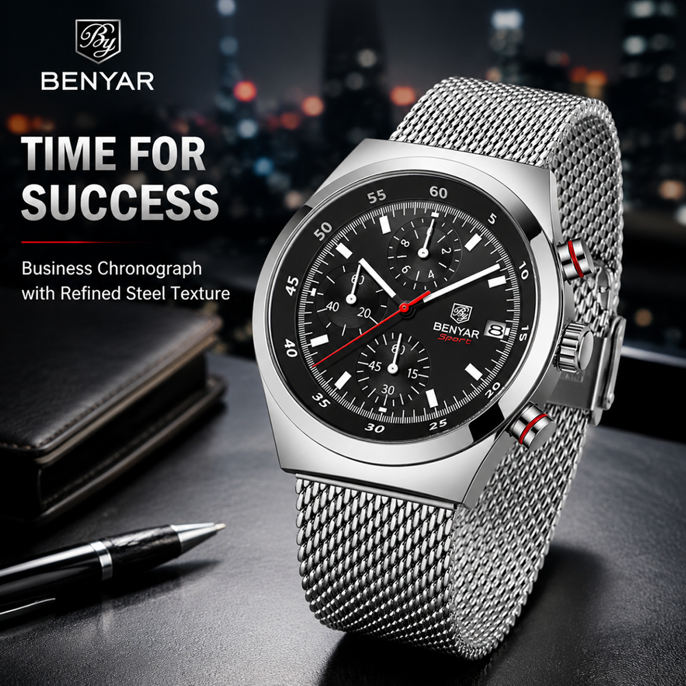 BENYAR Top Luxury Brand Men's  - Luxury Watch Quality บทวิจารณ์และราคา
