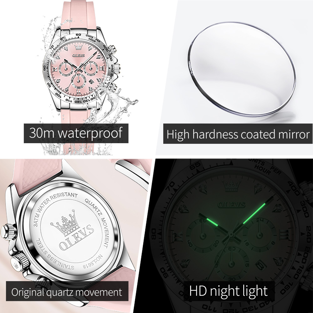 OLEVS 5618 Luxury Brand Quartz - Luxury Watch Index บทวิจารณ์และราคา